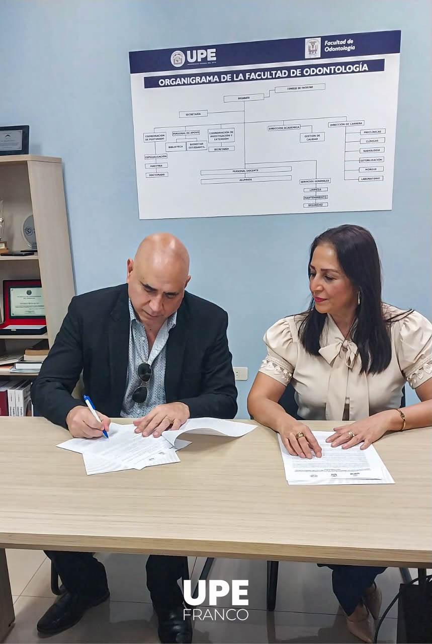 Firma de Convenio Interinstitucional entre la Facultad de Odontología (UPE) y el Círculo de Odontólogos del Paraguay